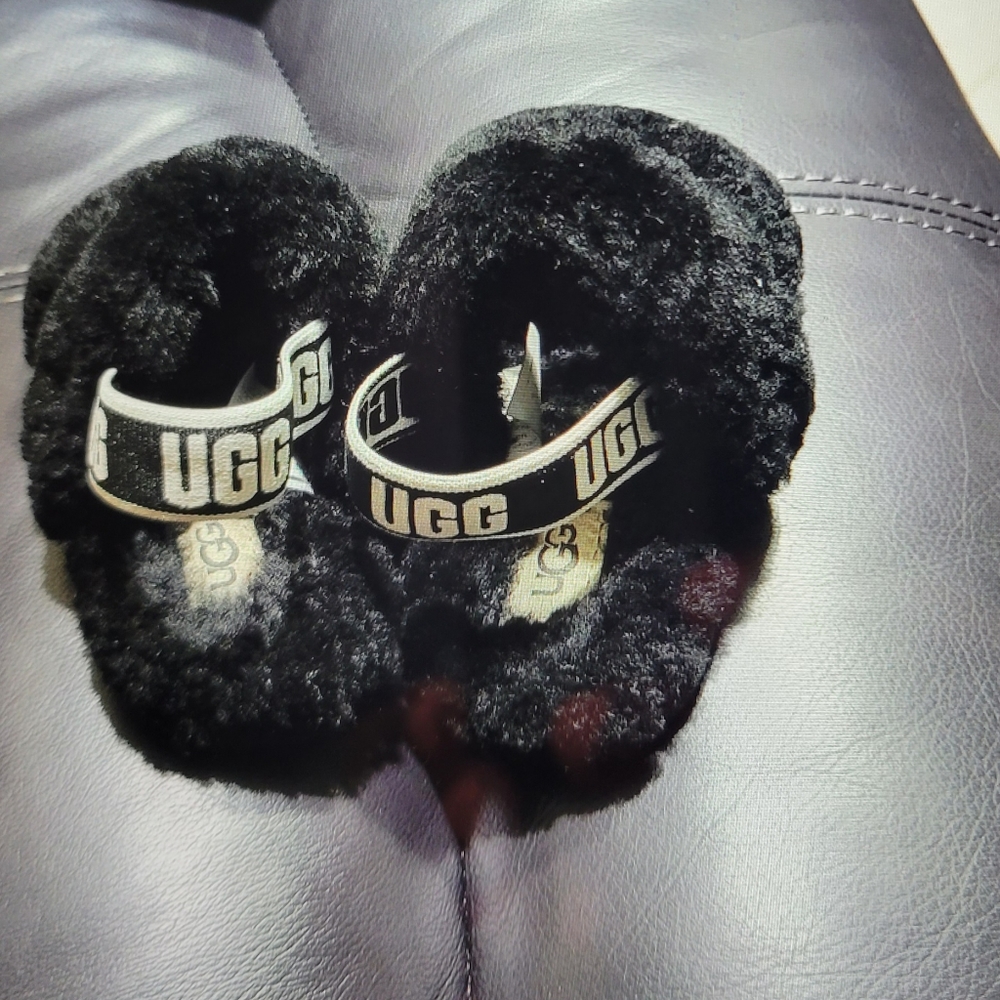 UGG Infants Fluff Yeah Slide Sheepskin Slippers 